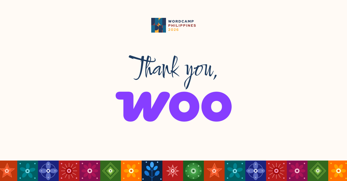 Thanks to Our Super Admin Sponsor – Woo