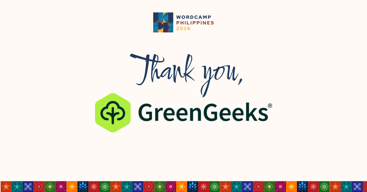 Thanks to Our Editor Sponsor – GreenGeeks
