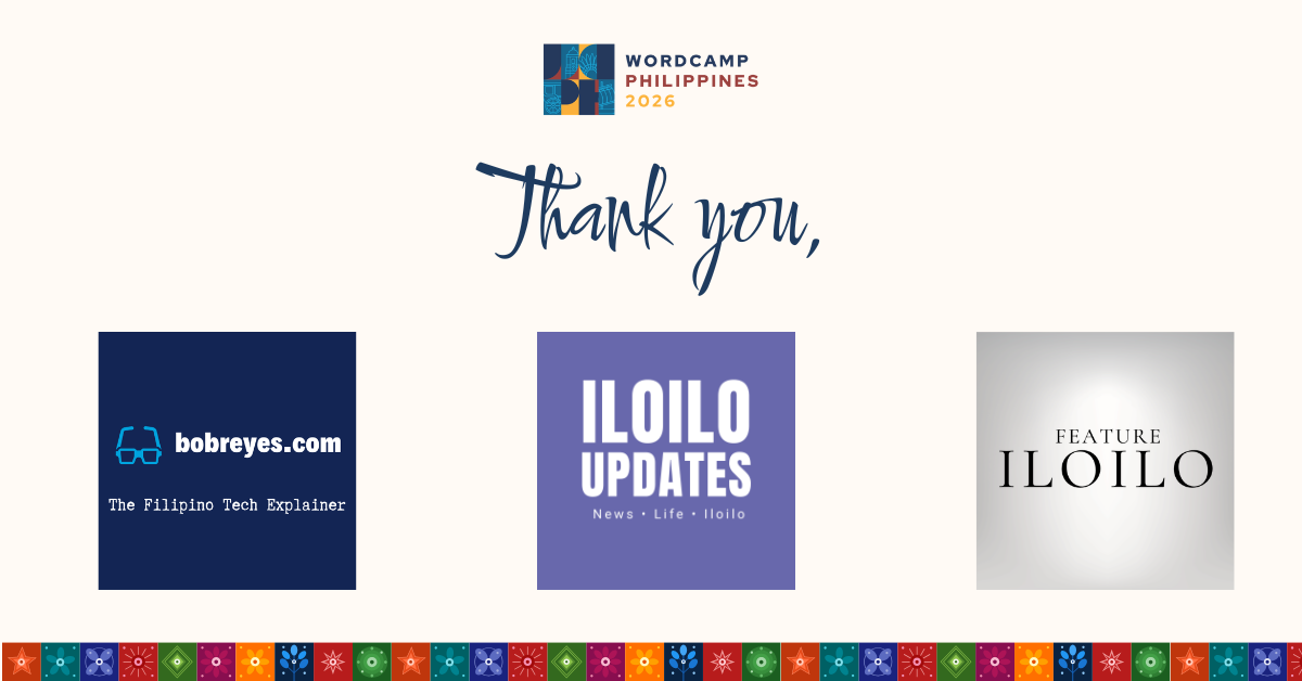 WordCamp Philippines_Media Partners Acknowledgment