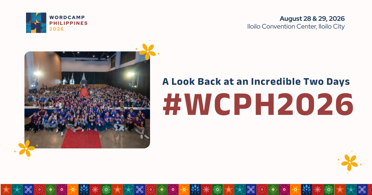 #WCPH2026: Celebrating Community, Collaboration, and the Spirit of Open Source